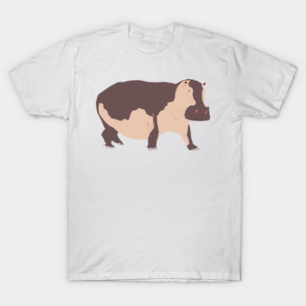 River Hippopotamus T-Shirt by stargatedalek